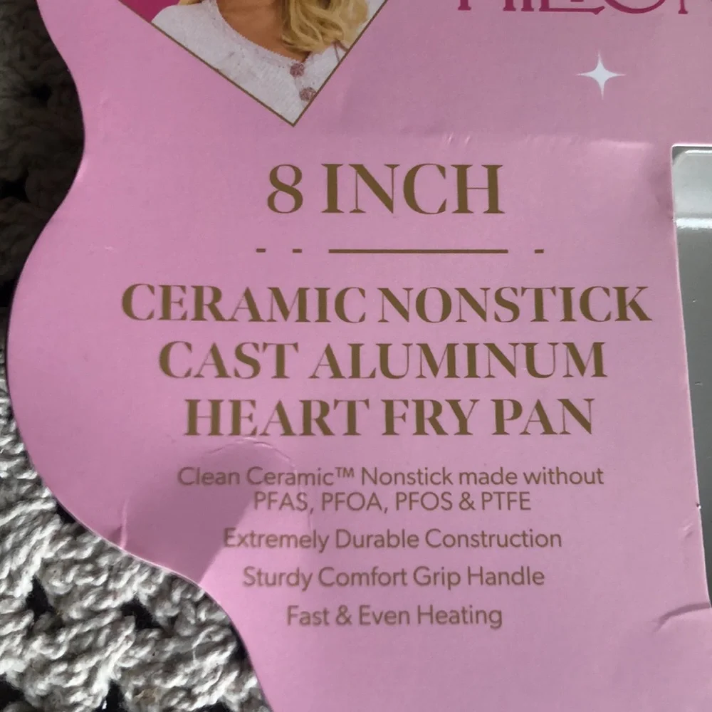 Paris Hilton Hot Tropical Pink Heart-Shaped Fry Pan